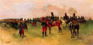 Joint Exercises In The Infantry And Cavalry — Josep Cusachs I