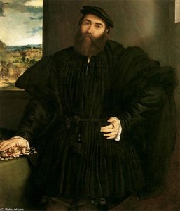 Portrait Of A Gentleman — Lorenzo Lotto, High Renaissance
