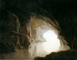 A Cavern, Evening — Joseph Wright Of Derby
