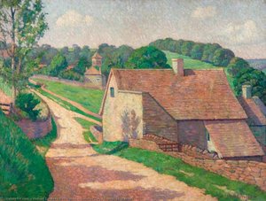 Summer Day, Frampton Mansell — Hubert Lindsay Wellington