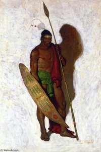African Warrior — N.c. Wyeth