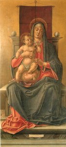 Madonna Col Bambino In Trono — Бартоломео Виварини
