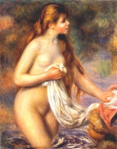 Bather — Pierre-auguste Renoir, Impressionism
