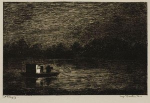 Night Voyage (the Fishing Net) — Charles-françois Daubigny
