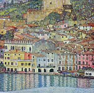 Malcesine On Lake Garda — Gustav Klimt, Art Nouveau
