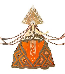 Wife Of Russian Boyar, The Woman ^ The Devil — Erté