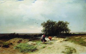 Return Of The Herd — Fyodor Alexandrovich Vasilyev