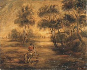 Cavallo E Cavaliere In Un Bosco — Giorgio De Chirico