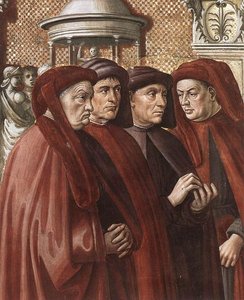 Angel Appearing To Zacharias (detail) — Domenico Ghirlandaio