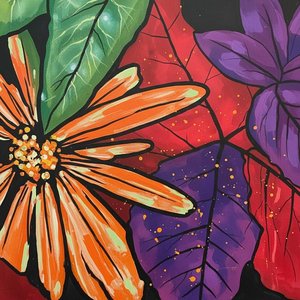 Vibrant Rhythms Of Petals In A Radiant Dance Of Saturated Organic Forms — Caroline Pelletier, Aggressive Confrontational Pop