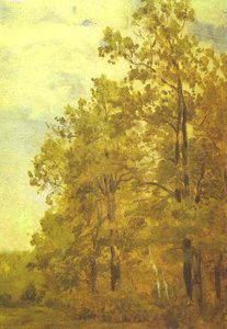 Edge Of A Forest, Study — Isaak Ilyich Levitan, Realism