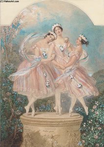 Ballerinas Of The Last Century — Alfred Edward Chalon