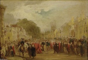 H.r.h. The Prince Regent Received By The University And City Of Oxford — George Jones
