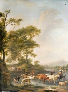 A Pastoral Scene - — Balthasar Paul Ommeganck