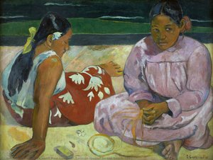 Tahitian Women On The Beach, 1891 — Eugène Henri Paul Gauguin, Post-impressionism