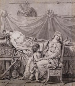 Das Leid Von Andromache — Jacques-louis David, Neoclassical Sentimentality