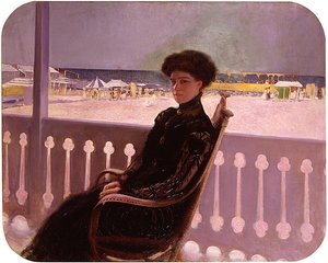 Retrato De Su Mujer — Cecilio Pla Y Gallardo