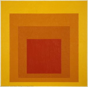 Hommage An Das Quadrat-leuchten — Josef Albers, Abstrakte Kunst