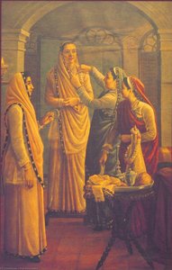 Decking The Bride — Raja Ravi Varma