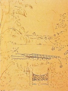 Samois. La Puerta Del Jardín — Албер Марке, Fauvism