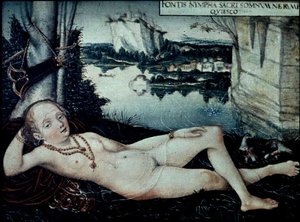 Water Nymph Resting — Lucas Cranach The Elder