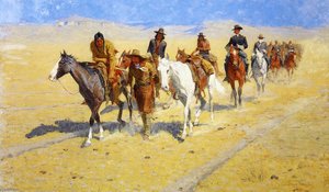 Pony Tracks In The Buffalo Trails — Frederic Remington, Contemporary Realism
