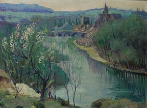 River Valley In Bloom — Leon Kroll