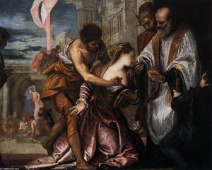 Das Martyrium Und Die Letzte Kommunion Der Heiligen Luzia — Paolo Veronese, Barocker Manierismus