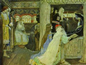 Death Of Prince Alexander Nevsky — Mikhail Nesterov