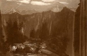 Canyon Undertones, (painting) — Arthur B. Davies