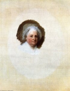 Martha Washington (the Athenaeum Portrait) — Gilbert Stuart