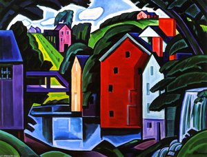 Motive of Space and Form - A New Jersey Village (Montville)