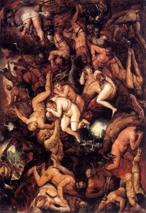 The Damned Being Cast Into Hell — Frans Francken El Joven