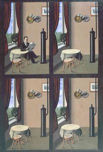 Man Reading A Newspaper — René Magritte