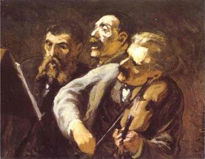 Three Amateur Musicians — Honoré Daumier