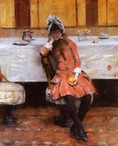 Young Girl On An Ocean Steamer — William Merritt Chase