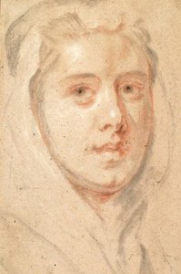 Head Of A Lady — William Hogarth, 18th Century Portraiture