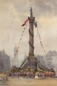 Nelson's Column On Trafalgar Day — Rose Maynard Barton