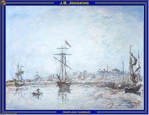 Honfleur Harbour — Johan Barthold Jongkind