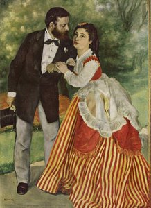 Portrait Of The Couple Sisley — Pierre-auguste Renoir