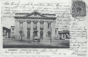 São Carlos Theater — Unidentified Artist, Harper's Weekly