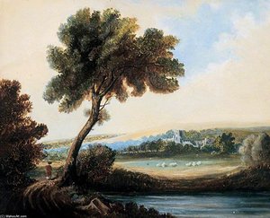 Kirkstall Abbey — William Havell