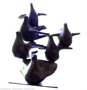 Palomas al vuelo