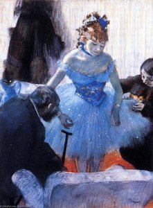 Dancer's Dressing Room — Edgar Degas, Impressionism