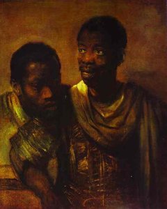 Two Negroes — Rembrandt Van Rijn, Dutch Baroque