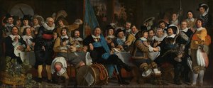 Banquet At The Crossbowmen’s Guild In Celebration Of The Treaty Of Münster, Bartholomeus Van Der Helst, 1648 — Bartholomeus Van Der Helst