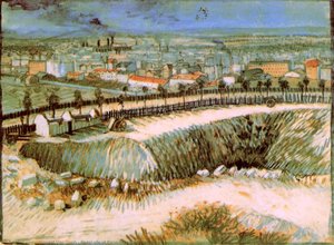 Afueras De París Cerca De Montmartre — Vincent Willem Van Gogh, Postimpresionismo