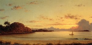Dawn — Martin Johnson Heade, Luminist Landscape Painting