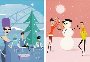 Snow Fun — Josh Agle (shag)