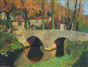 Le Pont De Labastide Du Vert — Henri Jean Guillaume Martin